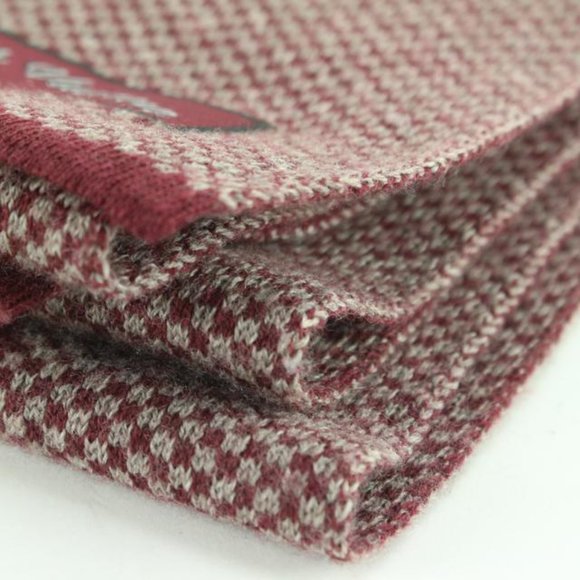 Louis Vuitton Handwriting Burgundy Scarf 4lk830s - Picture 9 of 12